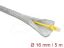 DeLock Braided Sleeve for EMC shielding self-closing 5mx16mm White