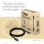 Club3D USB4 Gen2x2 Type-C Bi-Directional USB-IF Certified 4K60Hz Data 20Gbps PD 240W(48V/5A) EPR M/M Cable 2m Black