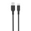Dviced USB-A to USB-C cable 1,25m Black