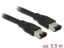 DeLock FireWire cable 6 pin male > 6 pin male 0.5 m