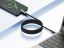Conceptronic  USB 2.0 Magnetic USB-C Male to USB-C Male braided cable 1,2m Black