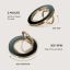 Burga Magnetic Ring Holder Gold Black Hole