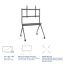 ACT AC8372 Mobile TV/monitor floor stand, 50” to 86” VESA