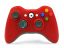Vezeték nélküli Xbox 360/PC kompatibilis piros kontroller (USB Adapterrel)