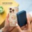 FIXED MagBloom tok Apple iPhone 13 készülékhez, rózsaszín virágmintás