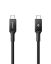 Spigen Essential USB-C to USB-C 100W Fabric Cable Black