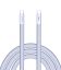 Verbatim Sync & Charge SoftTouch USB-C to USB-C 60W cable 1,2m Purple