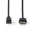 Nedis USB-A to MiniUSB Cable 2m Black