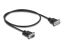 DeLock RS-232 D-Sub 9 male/famale 0,5m Black