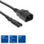 ACT Powercord C14 - C7 0,2m Black