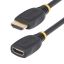 Startech HDMI 2.0 Extension Cable 1m Black