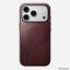 Nomad Modern Leather Case (Horween) for iPhone 18 Pro/17 Pro Burgundy