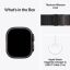 Apple Watch Ultra 4 Cellular 49mm Black Titanium Case with Black Titanium Milanese Loop M
