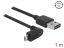 DeLock USB-A to microUSB male/male cable 1m Black