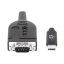 Manhattan USB-C to Serial DB9 / RS232 Adapter Cable 1m Black