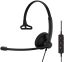 Sennheiser / EPOS Impact 100 Microsoft Teams Mono USB-C/A Headset Black