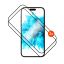 FIXED teljes képernyőt védő 2,5D edzett üveg Samsung Galaxy A27 5G készülékhez, 2drb, fekete