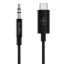 Belkin RockStar 3.5mm Audio Cable with USB-C Connector 0,91m Black