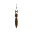 Mobile Origin AirTag Outdoor Leather Keychain A7 Midnight Brown