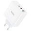 Hoco N30 Glory PD65W + QC3.0 Charger White
