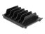 DeLock Device stand for 6 tablets or smartphones Black