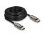 DeLock Active Optical Cable DisplayPort 2.1 8K/60Hz 40Gbps cable 15m Black