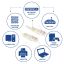 ACT CAT6 U-UTP Patch Cable 0,25m Ivory