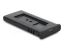 DeLock USB Type-C 40Gbps Enclosure for 1xM.2 NVMe PCIe SSD with fan Tool Free Black