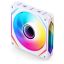 Ventilátor Jonsbo ZL-120WR PWM ARGB 3darabos csomag, fordított légáramlás - 120mm, fehér