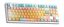 Aula F87 Pro V2 Gasket Gaming Wireless Bluetooth Mechanical Keyboard White/Orange US