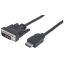 Manhattan HDMI to DVI-D Cable 1m Black