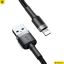 Baseus iPhone Lightning gyors adat, töltőkábel 2A 3m Black
