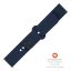 FIXED Silicone Sporty Strap Set with Quick Release 20mm for Smartwatch Blue