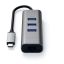 Satechi Type-C 2 in 1 USB HUB with Ethernet Space Grey