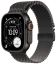 Apple Watch Ultra 3 Cellular 49mm Black Titanium Case with Black Titanium Milanese Loop - Large