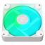 Ventilátor APNX FP1-120 PWM, ARGB - 120mm, fehér