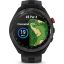 Garmin Approach S70 47mm Black Ceramic Black Silicone Band (ED)