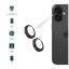 FIXED Edzett üveg kamera lencsevédő iPhone 17 készülékhez, fekete