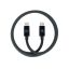 Dviced USB-C to USB-C Magnetic Braided Cable 1,25m Dark Grey