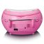 Lenco SCD-24PK Kids portable stereo FM radio with CD player Pink