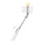 TnB Influence 2 in 1 Bluetooth selfie stick White