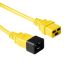 ACT Powercord C19 - C20 1,2m Yellow