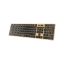 Genius SlimStar 7250BT Copilot Wireless Bluetooth Business Keyboard Pine Wood HU