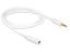 DeLock Stereo Jack Extension Cable 3.5 mm 3 pin male > female 2m White