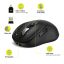 Port Designs 900707CW Wireless  Rechargeable Bluetooth Expert Mouse Black