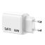 Verbatim Essentials GaN Wall Charger EU Plug 65W 3-Port White