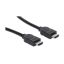 Manhattan 4K@30Hz High Speed HDMI Cable with Ethernet 1m Black