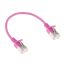 ACT CAT6A U-FTP Patch Cable 0,25m Pink