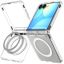 Spigen Ultra Hybrid Pro MagSafe case for Samsung Galaxy Z Flip8 Clear White