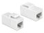 JBL Keystone Module RJ45 jack > RJ45 jack Cat.6 UTP White